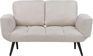 Beliani 'BREKKE' 2-Sitzer Schlafsofa, Beige