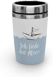 Auswahl Geschenk für Dich la vida Thermobecher Thermo-Kaffeebecher Isolierbecher liebe das Meer