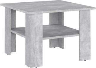 KOMTO Couchtisch Wohnzimmertisch Modern Coffee Table Tisch Holz Beistelltisch (Tisch Wohnzimmer Sofatisch Stubentisch, Wohnzimmer Tisch für Couch, Spanplatte, Vienna 60 x 60 x 43 cm)