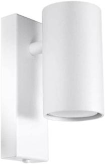 SOLLUX SL. 1076 Wandleuchte UTTI weiss Stahl 40W L: 6cm B: 10cm H: 15cm dimmbar