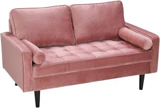 2-Sitzer-Sofa FLEUET - Samt - Altrosa