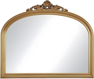 Spiegel EYOB - Eukalyptusholz - H. 90 cm - Goldfarben