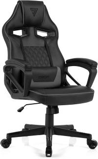 SENSE7 Knight black and gray armchair