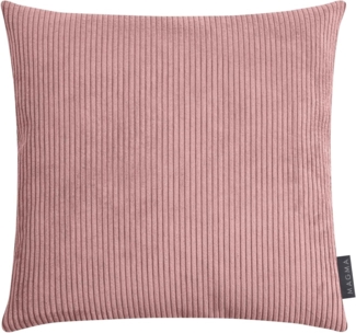 MAGMA Kissenhülle INGA - ca. 40 x 40 cm Cordstoff gestreift rose