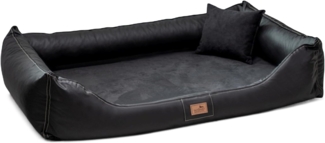 MADDOX VIP | Orthopädisches Hundebett - 03 Schwarz, 120x85cm