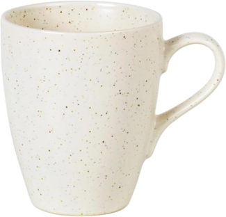 Broste Copenhagen Tasse NORDIC VANILLA Jumbotasse 0,4 l, Steinzeug mit reaktiver Glasur, Nordic Vanilla Mega-Becher