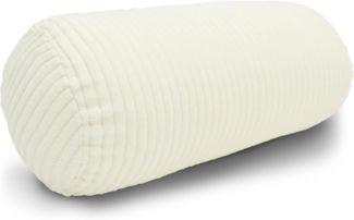Amilian Nackenrolle mit Bezug 15 x 40 cm - Kissenrolle - mit Nackenrollenbezug - Bettrolle, Kopfstütze, Nackenstütze mit Bezug, ideal als Dekokissen, Sofakissen, Kissen, Kissenrolle, Lagerungskissen, Schlafkissen und für Reisen