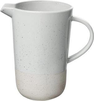 Blomus Sablo Krug, Wasserkrug, Kanne, Henkelkrug, Saftkrug, Karaffe, Keramik, Sand, 1 L, 64160