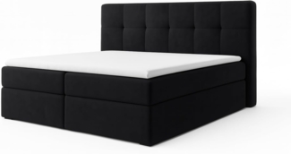 A&J MöbelLand GmbH Boxspringbett REF mit Bettkasten, Topper und gepolstertem Kopfteil. (Boxspringbett mit Bettkasten und gepolstertem Kopfteil. Inclusive Topper !, TOP ANGEBOT), Länge 208cm Höhe 106 cm