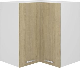 Eckhängeschrank Sonoma-Eiche 57 x 57 x 60 cm Holzwerkstoff