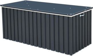 Tepro Metall-Gerätebox 170 x 70 cm Stahl Aufbewahrungsbox Auflagenbox Gartenbox