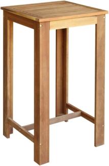 vidaXL Bartisch Akazienholz Massiv 60 x 60 x 105 cm