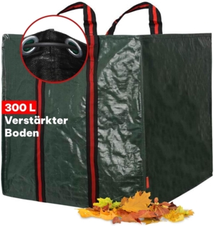 NOOR Gartensack PROFI mit verstärktem Boden, 300 l, belastbarer Grünschnittsack aus besonders robusten Material