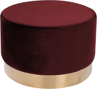 Pouf Jalma groß rund 300 Rot