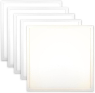 5x LED Panel 62x62 Neutralweiß 4000K 40W 3400lm Ple2.2