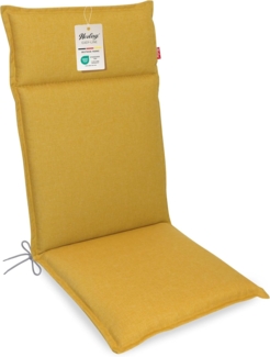 Herlag Hochlehnerauflage Bea Gartenstuhlauflage Hochlehner Wasserabweisend 120 x 50 x 4,5 cm, (1 St), Polsterauflage für Klappstühle mit UV- & Fleckschutz