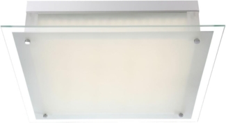 LED Deckenleuchte Metall weiß Chrom Globo 49322