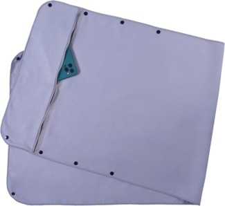 Brielle Sporthandtuch Brielle Fitnesshandtuch rutschfest - Magnet und Reißverschlusstaschen, (1-St), Handtuch aus Mikrofaser, kompakt und schnell trocknend