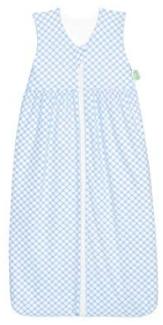 ODENWÄLDER BABYNEST Anni Jersey-Schlafsack Check Gr. 70, Cool Blue 1439-1/2036 Gr. 70