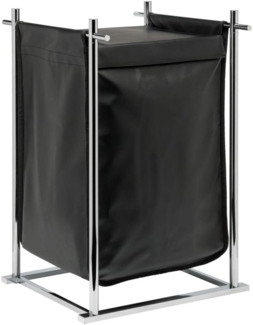 Wenko Wäschetruhe Kyoto Wäschekorb, Stahl, 45 x 41 x 64 cm, Chrom