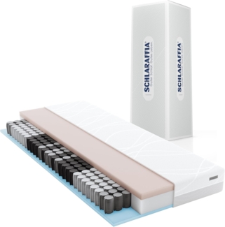 Taschenfederkernmatratze Matratze myNap TFK, Matratze in 90x200 cm und weiteren Größen, Schlaraffia, 19 cm hoch, mit speziellem X-Spring Federkern