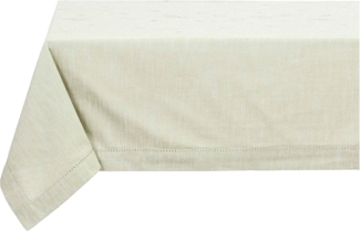 THUN Tischdecke grün 100% Baumwolle Country Kollektion 160x200 cm