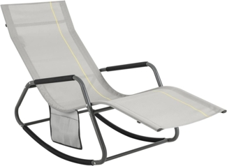 SoBuy Gartenliege OGS47, Schaukelliege Sonnenliege Gartenliege Schwungliege für Gärten Balkone