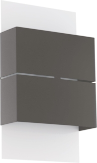 Eglo 93254 Aussen-LED KIBEA Up & Downlight weiß, anthrazit, LED max. 2X2,5W