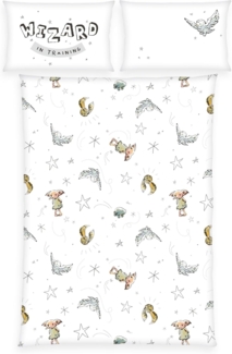 Harry Potter Babybettwäsche Harry Potter, Flanell, 2 teilig, mit niedlichem Allover-Print