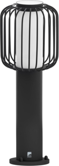 Eglo 98723 Sockelleuchte RAVELLO schwarz weiß Ø16,5cm H:45cm IP44
