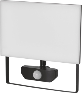EMOS - LED-Strahler Tambo mit Bewegungsmelder - dünnes Aluminium Flutlicht - wasserdicht - neutralweiß (4000 K) - 5000 lm - 50 W - 25 000 Std. - Abstrahlwinkel 120° - für Außenbereich - schwarz