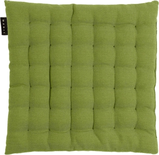 LINUM PEPPER Elegantes Sitzkissen 40x40 cm, 100% Baumwolle, Maschinenwaschbar, Moosgrün