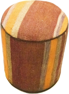 Sonderform,XS / 80 cm Ø Rund & kleiner,Mehrfarbig,Patchwork,Schurwolle,Afghanistan