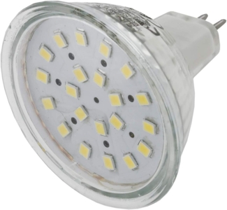 LED Strahler MR16 "H40 SMD", 120°, 12V/3W, 280lm, 3000K, Warmweiß