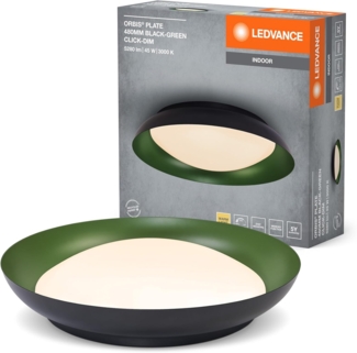 LEDVANCE Orbis Platte 480 mm 45 W 830 Click DIM Schwarz und Grün