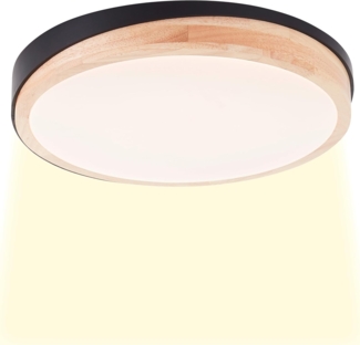 Brilliant Marty LED Deckenstrahler, 2-flammig, schwenkbare Spots mit GU10-Fassung, dimmbar, warmweißes Licht, 2 × 345 Lumen, sand-schwarz – ideal für Wohnzimmer und Flur.