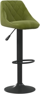 vidaXL Barhocker Hellgrün Samt [335340]