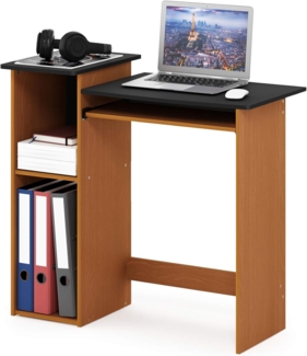 Furinno Econ Computerschreibtisch, Schreibtisch, PC-Tisch, Helle Kirsche/Schwarz, 83. 8 (B) x 77. 7 (H) x 39. 6 (T) cm