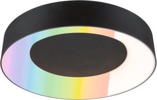 Paulmann 75416 Smart Home LED Deckenleuchte Casca schwarz IP44 RGBW 40cm