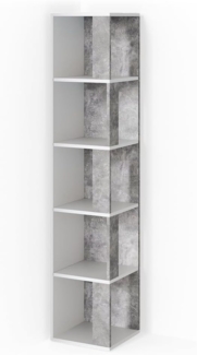 Vicco Eckregal Beton 33.3 x 162.2 cm, Lio