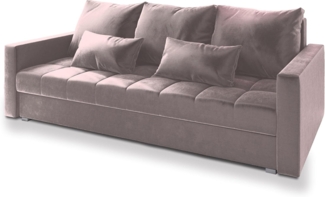 Masseno Sofa SIRO mit Schlaffunktion, Schlafsofa, Couch mit Bettkasten