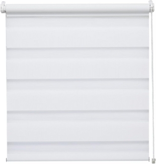 Seitenzugrollo Duo Klemmrollo Easyfix, my home, Lichtschutz, ohne Bohren, freihängend, Klemmfix, halbtransparent, vormontiert auf Montageschiene