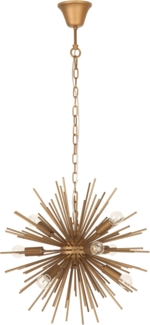 riess-ambiente Hängeleuchte SUNLIGHT 50cm matt gold, ohne Leuchtmittel, Wohnzimmer · Metall · Esszimmer · Pendel · Modern