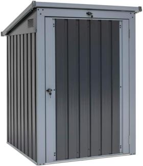 Westmann Stahl Mülltonnenbox und Gerätebox | Anthrazit | 101x104x134 cm