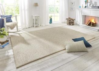 Woll-Optik Teppich Wolly Creme - 80x200x0,1cm