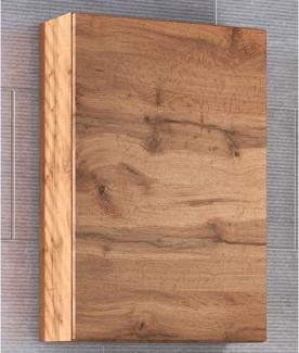 Hängeschrank >Baabe I< in Wotan-Eiche aus MDF - 40x64x20cm (BxHxT)