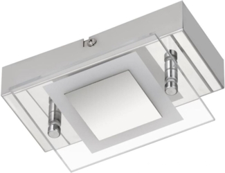 LED Wandleuchte aus Glas und Chrom SPLASH