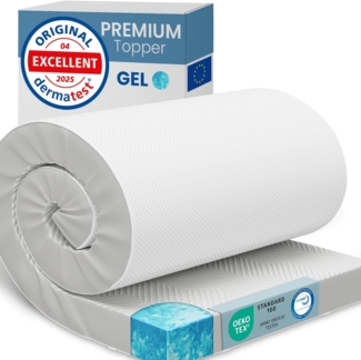 ELONEO Gel Topper Matratzenauflage 100 x 200 x 5 cm
