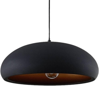 Lindby Hängeleuchte Gerwina, Metall, Schwarz IP20, 1 x 60 W