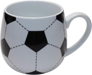 Könitz Fußball Kuschelbecher, Becher, Kaffeebecher, Tasse, Teetasse, Porzellan, 420ml, 1111430088